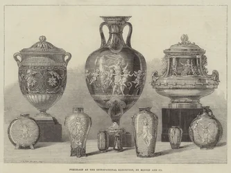 Porzellan auf der Internationalen Ausstellung, von Minton und Company